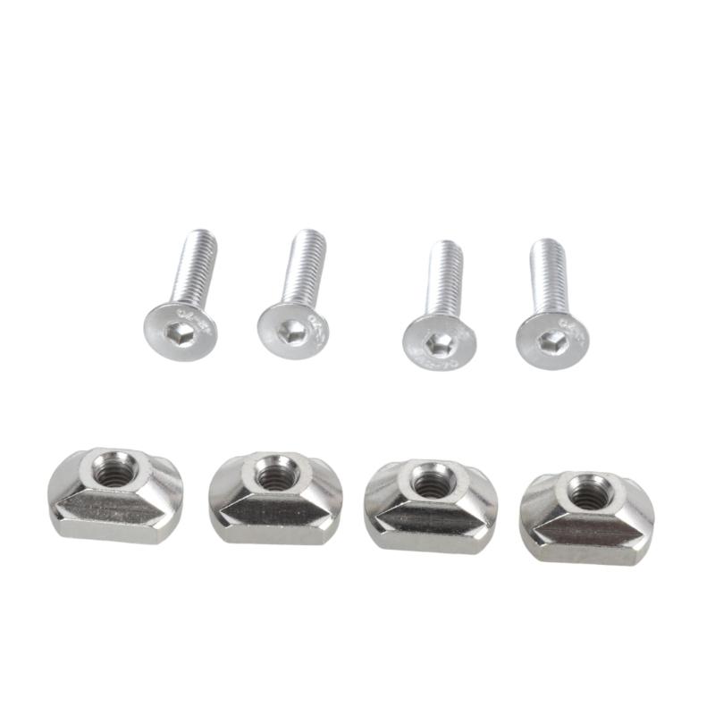 4Pcs Hydrofoil Mounting T Nut Replacement 8mm/6mm Mounting T-Nut And Screws Outdoors Surfing Accessory Enduring