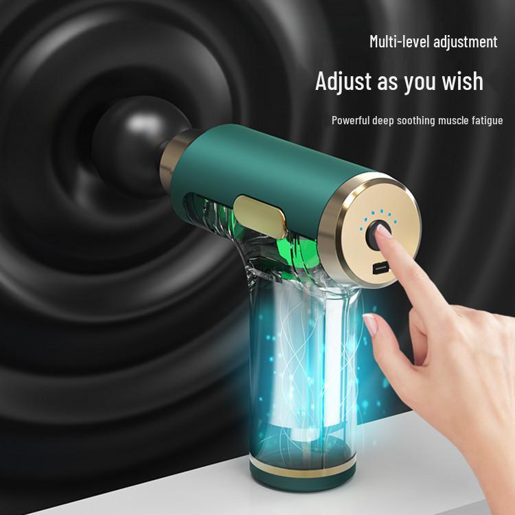 Compact Silent Massage Gun: Powerful, Low-Noise, Long-Lasting Battery with High-Frequency Vibration