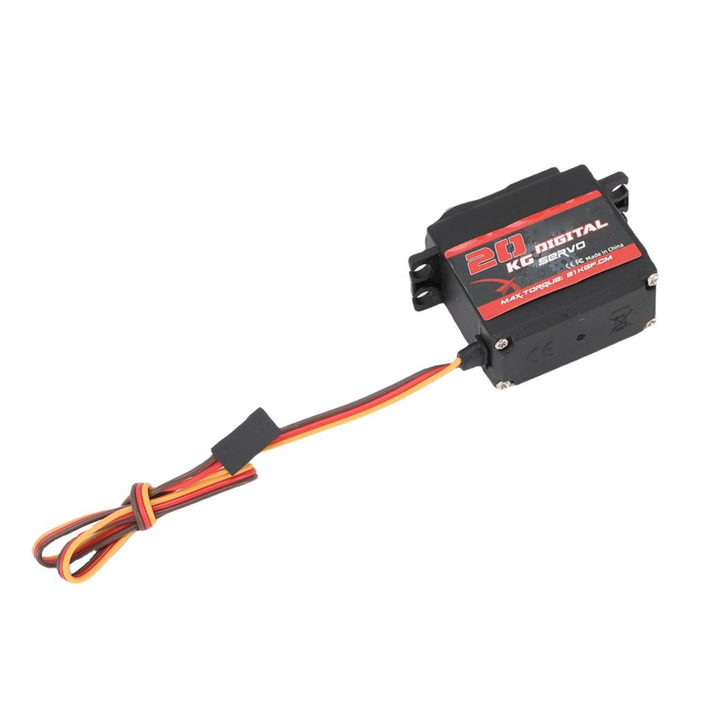 Digital Servo with Wire Metal Gear High Torsion Servo Motor for RC Car Truck Crawler Boat Robot 180 Degree Rotation