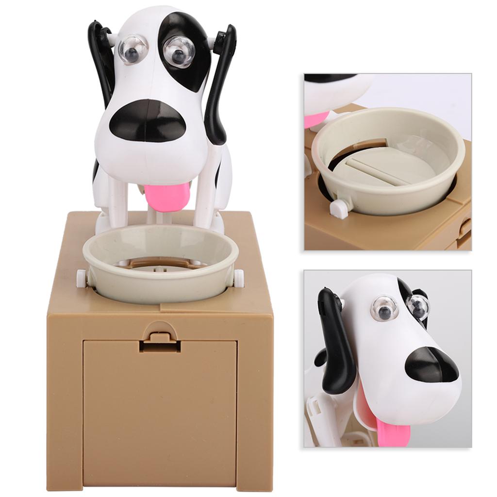 Inovatívna elektrická kreslená psíčka jediaca peniaze roztomilá pokladnička darček k narodeninám pre deti