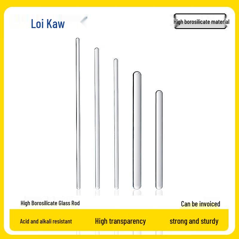 High Borosilicate Glass Stirring Rods 4x150mm