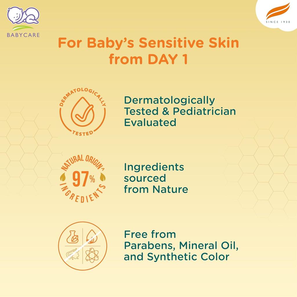 Himalaya Baby Cream with Pure Cow Ghee & Aloe Vera, 200ml, Moisturizing Sensitive Skin Care