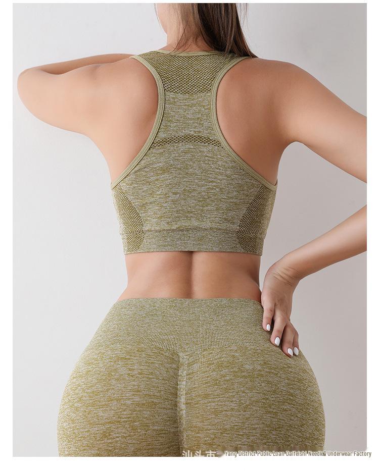 Shockproof Women's Sports Bra: Tight-Fitting Yoga Vest, Quick-Dry Running and Push-Up Fitness Bra