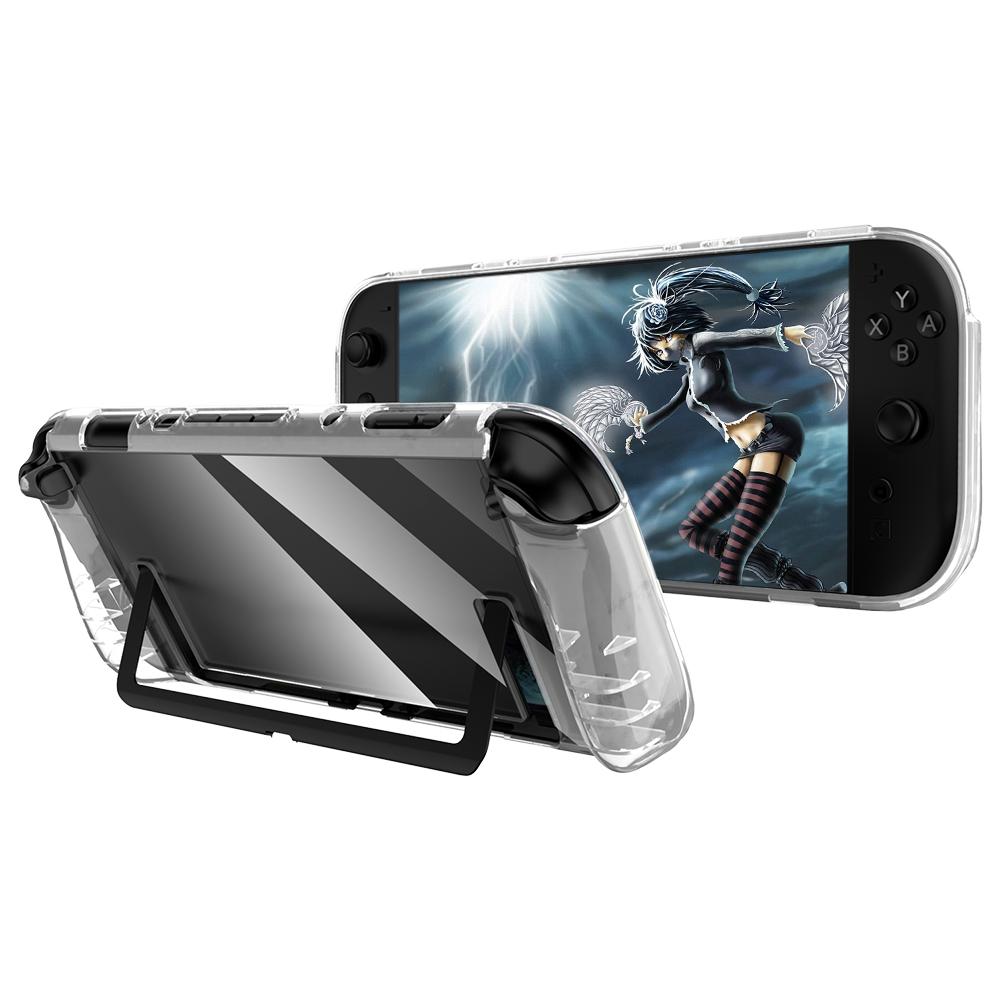 TPU Case For Switch 2 TPU Protection Shell Ergonomic Handle Grip Cover For Nintendo Switch2 Shockproof Back Cover Accessories