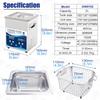 Industrial Ultrasonic Cleaner for Laboratory Use - High Power, Small Size, Ideal for Degreasing and Rust Removal