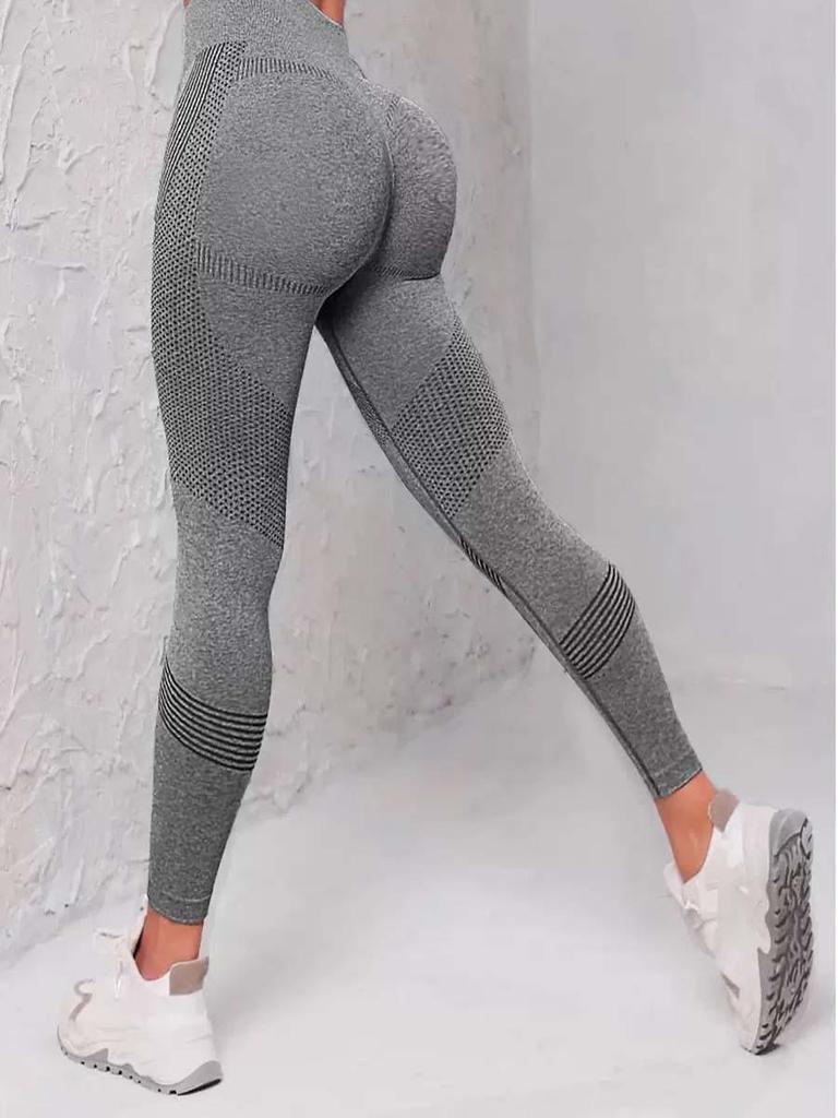 Polka Dot High-Waist Butt-Lifting Yoga Pants - Women's Cropped Fitness Leggings