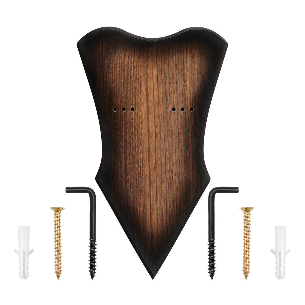 Adjustable Display Rack Wall Mount Sword Stand Multifunctional Wood Katana Holder Hook for Displaying Bow Dagger Axe Anime Prop