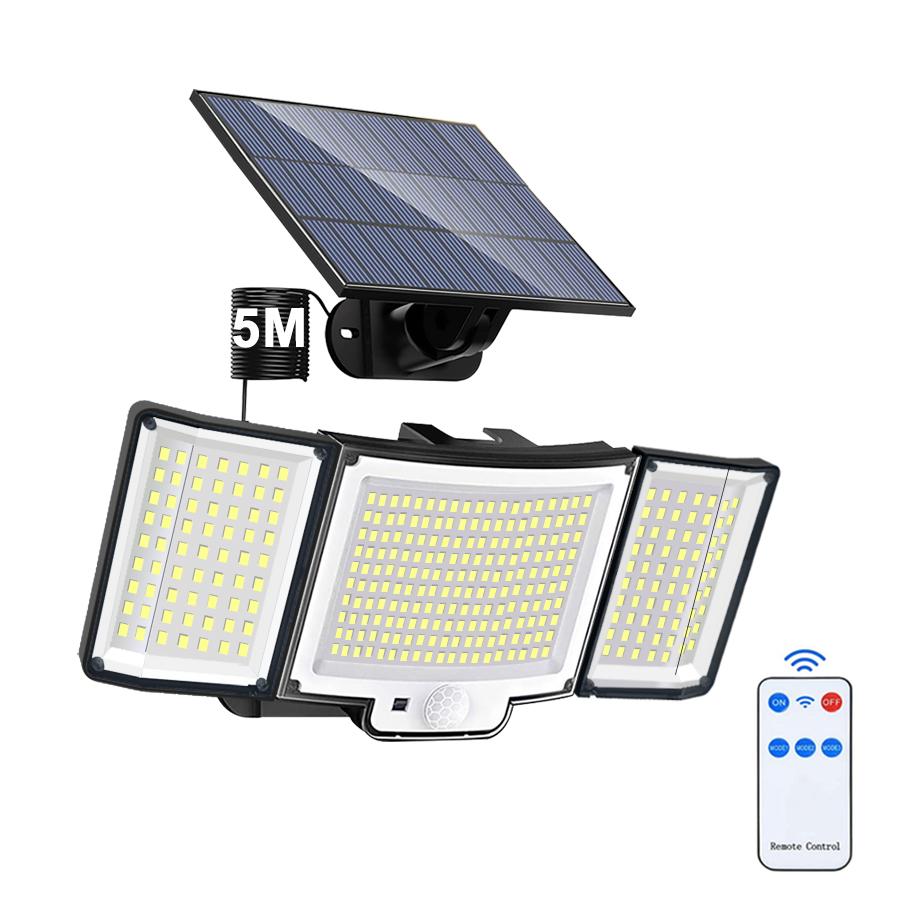 238/328 LED Solar Lamp Outdoor 348Wall Lamp IP65 Waterproof Spotlights Lamp Motion Sensor Solar 3 Mode Street Light Garden Decor