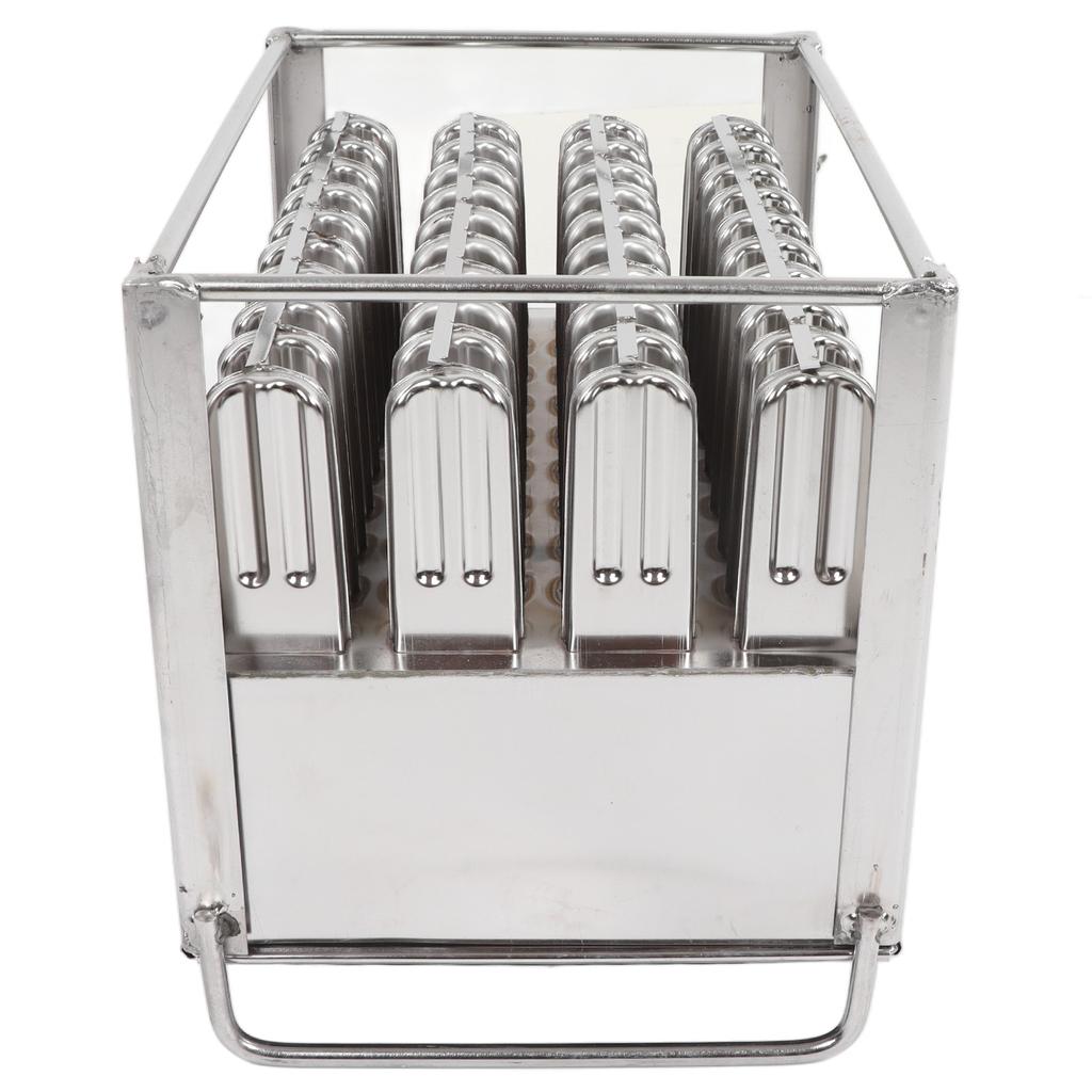 Formă de Înghețată Rezistentă Argintie Groasă Sigură Fiabilă DIY Inox Formă Bar de Gheață