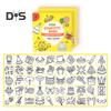 Kids Doodle Book Kids 5 Themes 50 Pictures Stimulate Imagination Portable Mini Graffiti Book with Simple Patterns