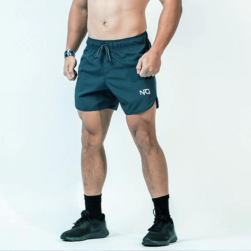 Summer Thin Sports Fitness Shorts Men's Quick-drying Loose Breathable Running Shorts Fashion Casual Large Size Quarter Pants