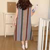 Anti-bumping vest, nightdress for female summer high school students, cotton and silk pajamas, new loungewear, little girls sleeveless cotton and silk