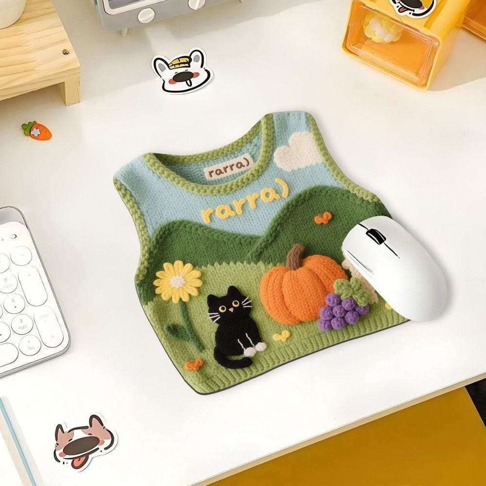 Anti-slip Cartoon Mouse Pad Thickened Keyboard Mice Mat Cute Table Mat  Office Use