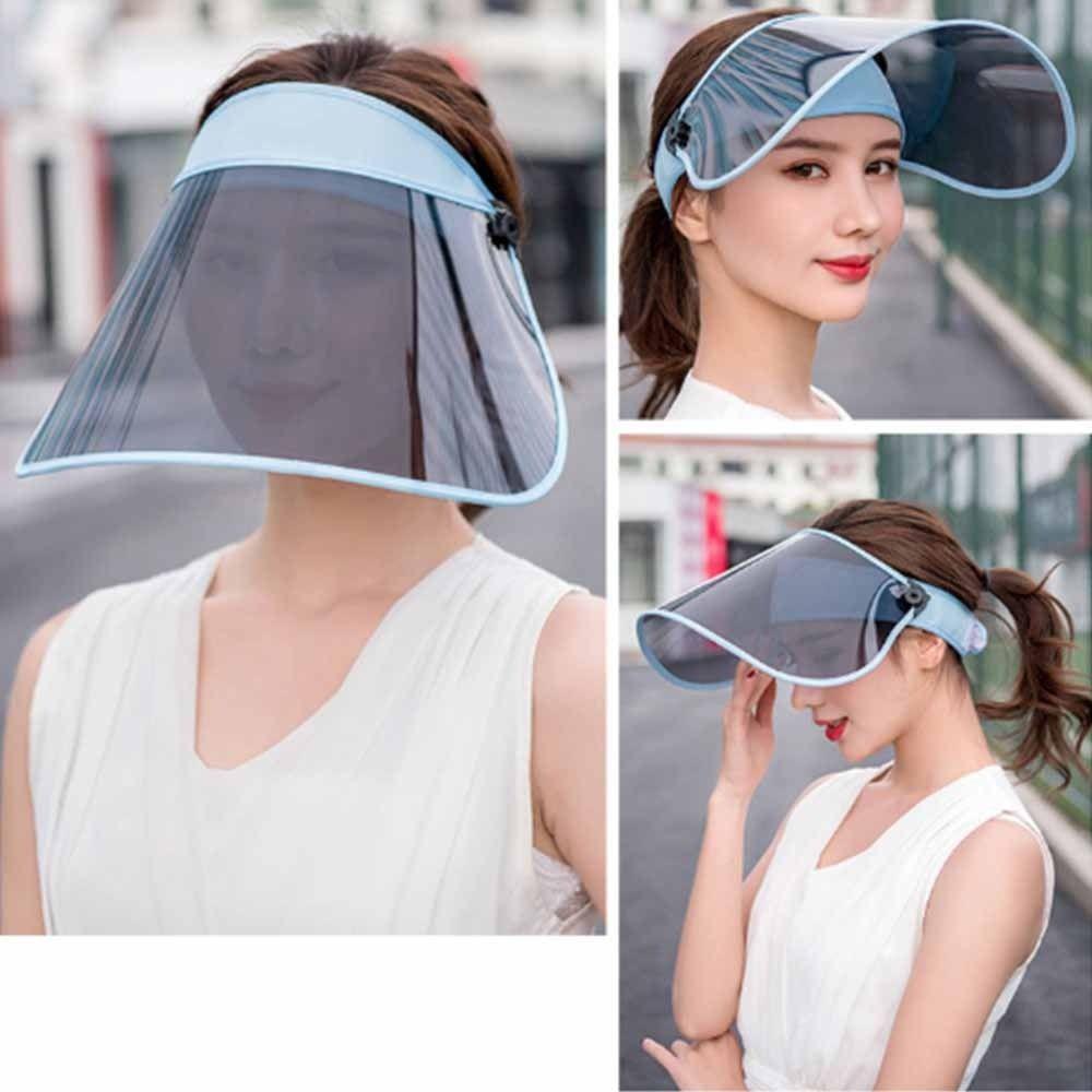 Portable Women Sun Hat Large Wide Brim Anti-UV Protection Empty Visor Cap Rollable Solar Protection Sunshade Cap Summer