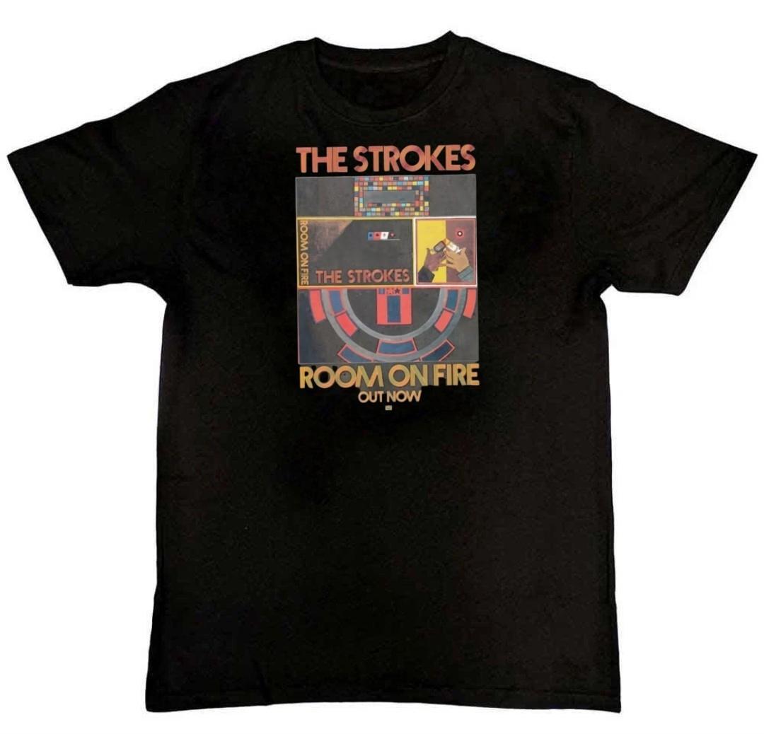 The Strokes Band Room On Fire Out Now Graphic T-Shirt S