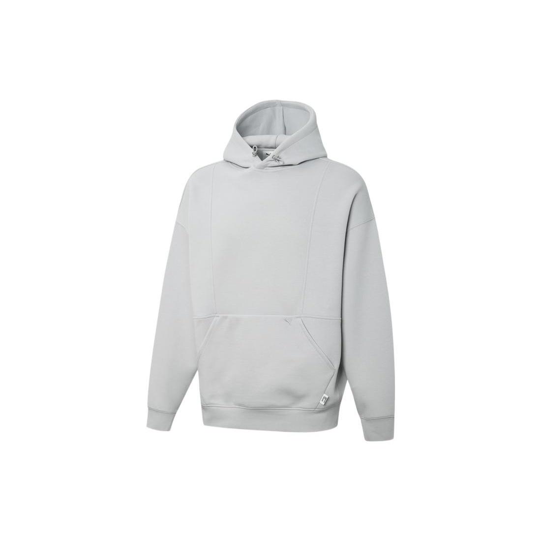PUMA Mmq Solid Color Knit Pullover Couple Style Gray Men s 534673-19 L
