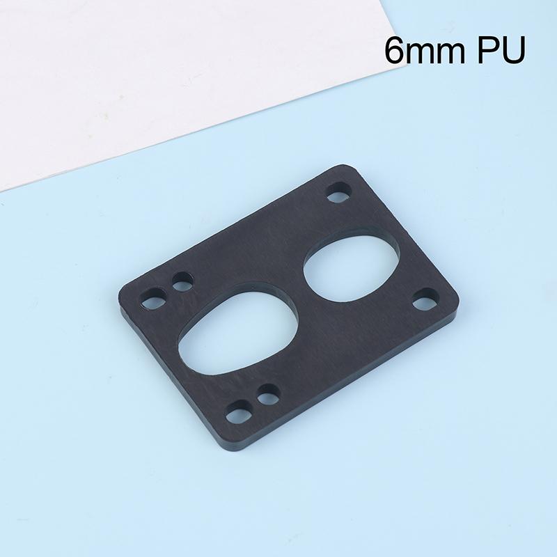 1 Stück Schwarze PU Longboard Riser Pads Skateboard Stoßdämpfer für Truck Montagezubehör Erwachsene Kinder Outdoor Sportwerkzeug