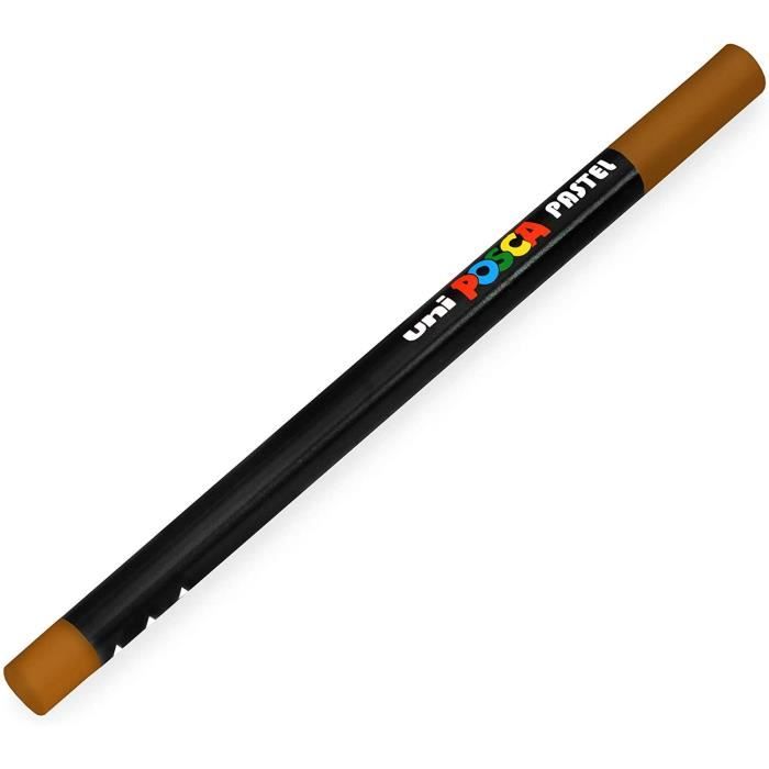 Bâtonnet de pastel - POSCA - KPA100 M - Couleur marron - Mixte - Pour adultes