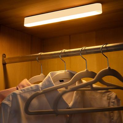 1pcs USB LED Night Light Motion Sensor Rechargeable Night Lamp For Kitchen Stairs Cabinet Wardrobe Bedroom Warm/Cold White