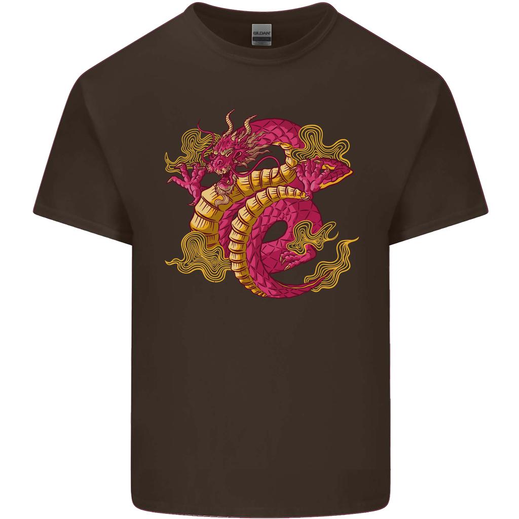 A Chinese Dragon Unisexs Light Cotton Tshirt