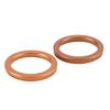 2 Exhaust Gaskets & 4 Cap Nuts For Honda CB/CL160/175/200 XL/XR250/350/500/600