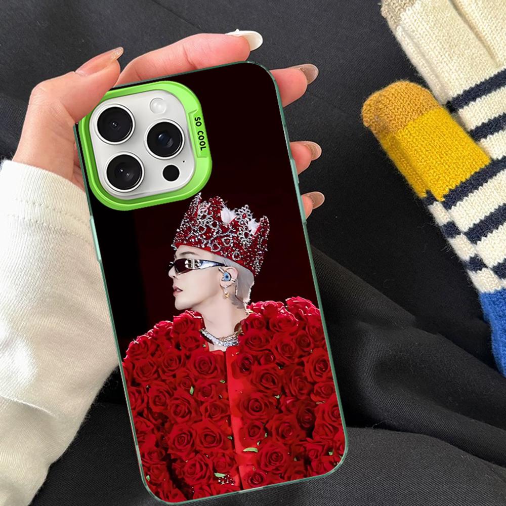 Kpop GD G-Dragons Phone Case For IPhone 16 15 14 13 12 11 Pro Max X XR XSMAX 8 7 Plus Matte Shockproof Back Cover iPhone 14 pro