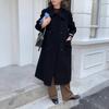WT108 autumn and winter new style classic casual versatile woolen coat women's high-end double-sided wool coat
