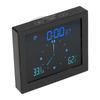 5in Wall Shower Clock Digital Timer Alarm Temperature Humidity Display Waterproof for Home