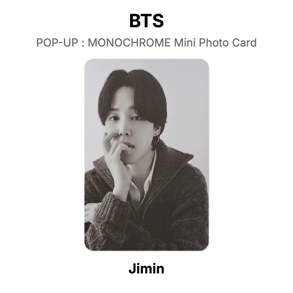 BTS SURGIR : TARJETA FOTOGRÁFICA MINI MONOCROMÁTICA Fotocarte Oficial