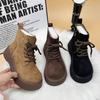 Popular thick-soled Martin boots for women's 2025 winter new small man heightening, velvet, warm, fur and thin short boots