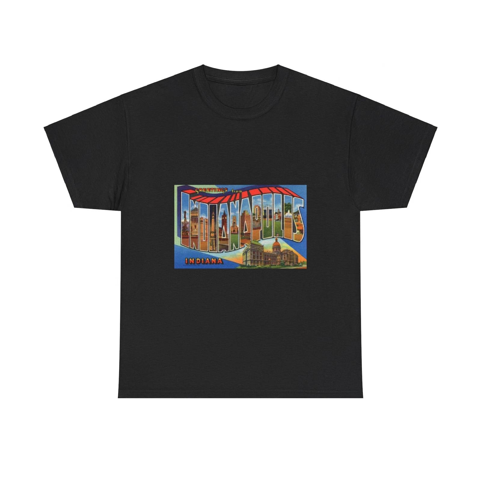 Greetings From Indianapolis (Greeting Postcards) T shirt 4XL