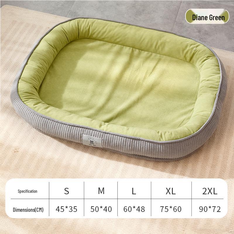 Year-Round Removable & Washable Dog Bed - Cozy Winter Warmth, Perfect for Small & Medium Dogs and Cats