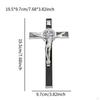Catholic Cross Figurine Metal Wall Decoration for Home and Bedroom