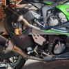 Motorcycle Exhaust Muffler Stainless Steel Middle Link Pipe Slip On For Kawasaki ZX6R ZX 6R ZX-6R Ninja 636 2009 - 2020 Years