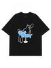 Catch A Big Fish Funny Office Anti Work T Shirt Unisex Unisex Summer Casual Breathable Crewneck Short Sleeve Meme Tees