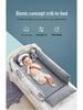 Foldable Portable Baby Crib: Anti-Pressure, Anti-Startle Pure Cotton Sleeping Bed