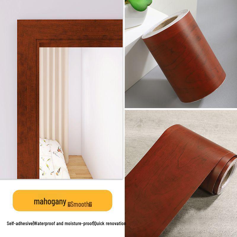 Self-Adhesive Wood Grain Door Frame Repair Trim Strip