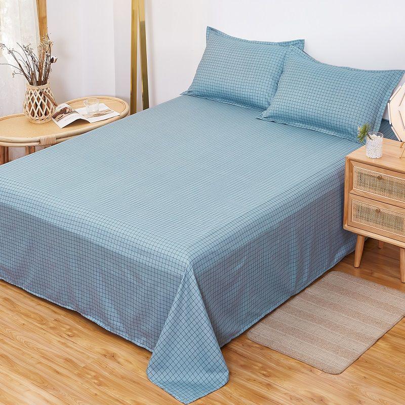 Nordic Style Solid Color Bed Sheet, Single Piece, Student Dormitory, Non-Pilling