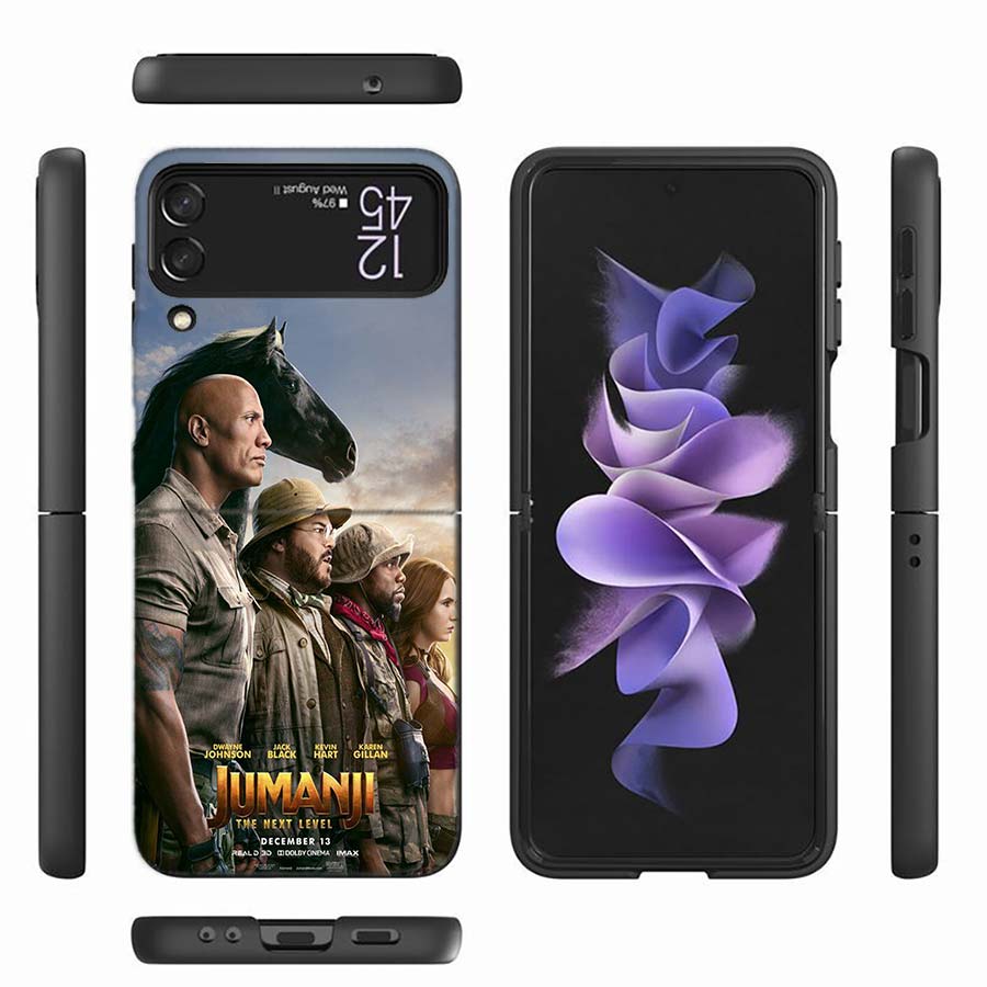 

Jumanji Welcome to the Jungle Phone Case For Samsung Z Flip 6 7 5G Z Flip 5 Galaxy Z Flip 3 4 5G ZFlip Shockproof Hard Cover TPU Galaxy Z Flip 5 5G