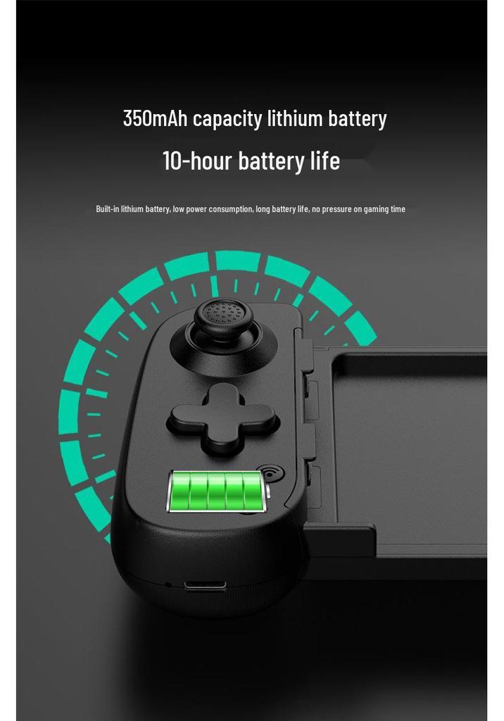 D6DP Wireless Bluetooth Dual Hall Motion Game Controller for Mobile, Switch, Android, iOS, and PC