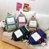 Schoolbag Waterproof Large-capacity Backpack Schoolbag Male Burden Reduction Ridge Protection High School Backpack Ins Wind Junior High School 