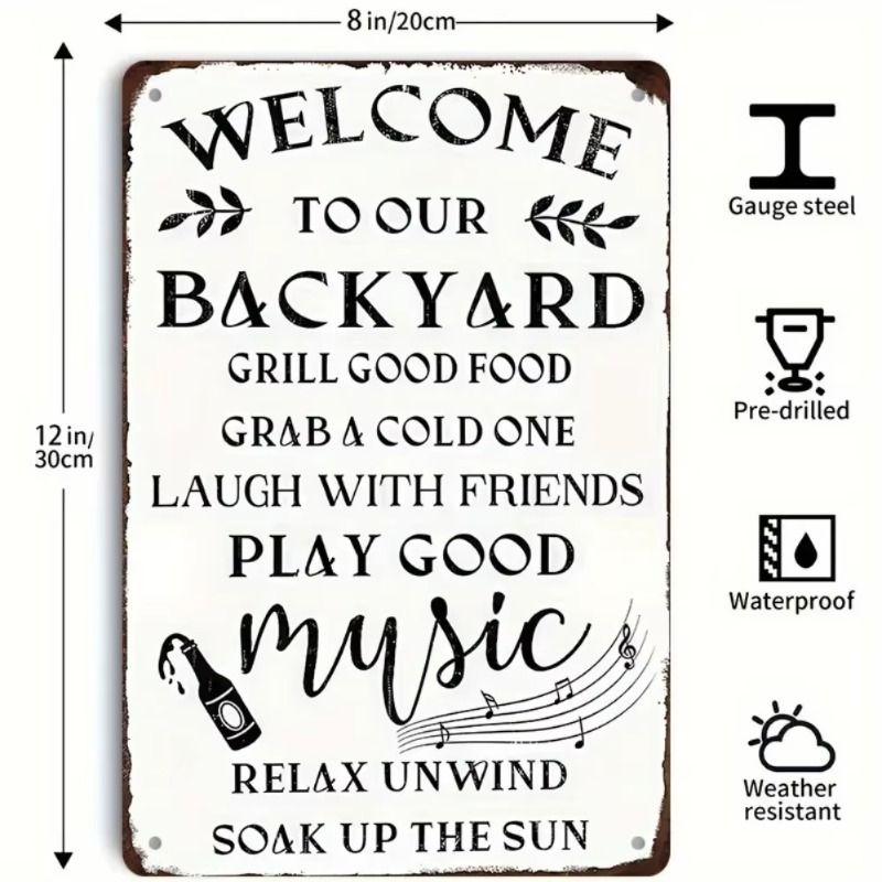 Retro Metal Tin Sign Wall Art Poster Home Decor Vintage Bar Cave Man Cave Gift