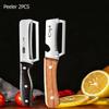 Stainless Steel Fruit Peeler 2-in-1 Bottle Opener Paring Knife Planer Sugarcane Potatoes Fruit Vegetables Scraping Kitchen Tools