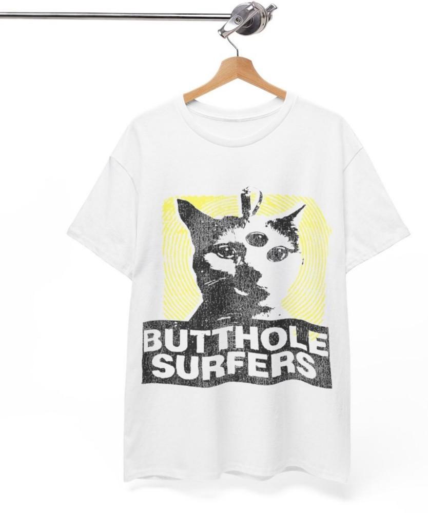 Rare 1990 Butthole Surfers Short Sleeve White Size S -5XL Shirt