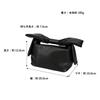 Big Ribbon Handbag [Oriental Traffic] / Women's BA-246 BLACK-FREE