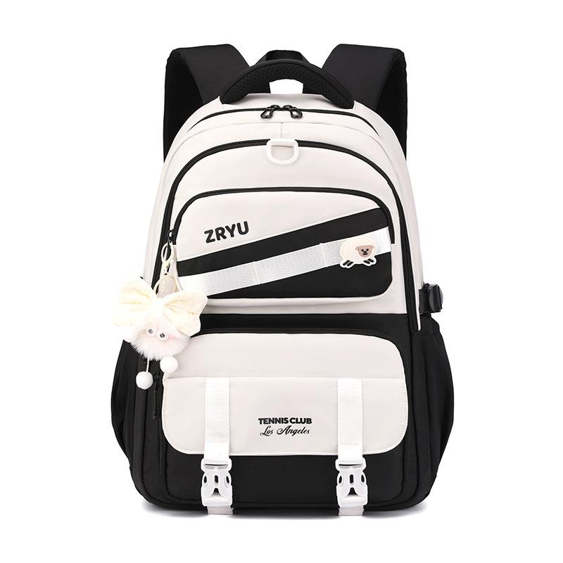 New Ultra Light Girl Backpack with 3-6 Weight Reduction and Spine Protection for Junior High School Students