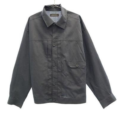 Nano Universe Long Sleeve Shirt L Gray Men's Used