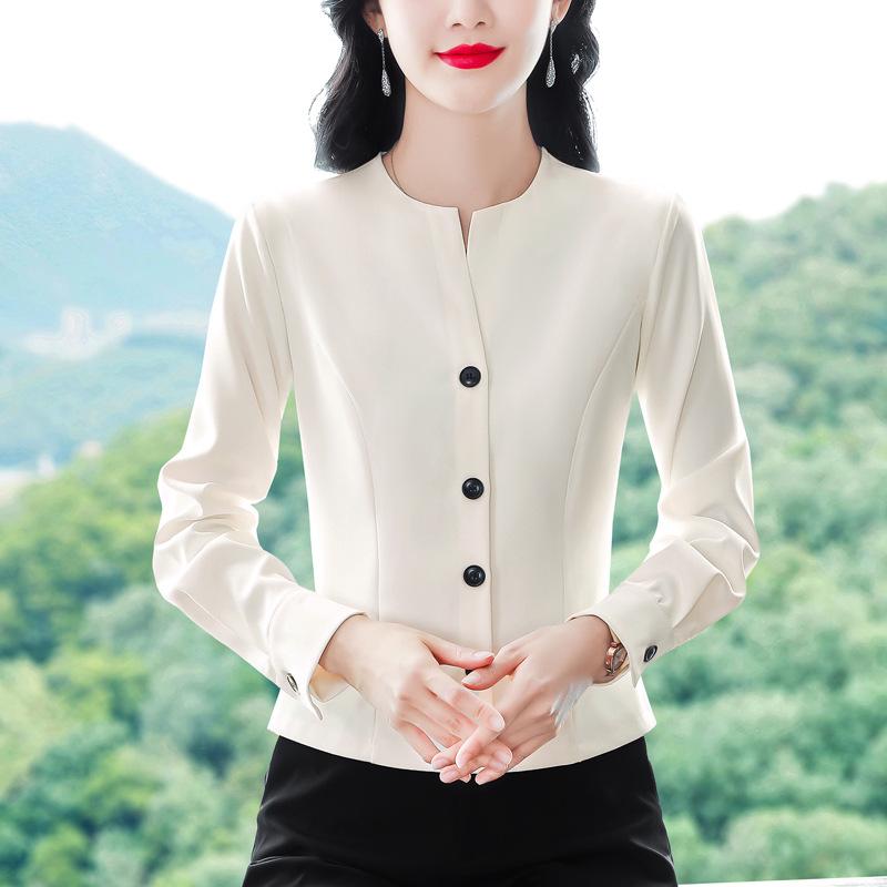 

Ранняя осень Новый стиль Маленький аромат Стиль Талия Топ Французский Легкая Роскошь Темперамент Знаменитость Потрясающая Рубашка 2XL белый