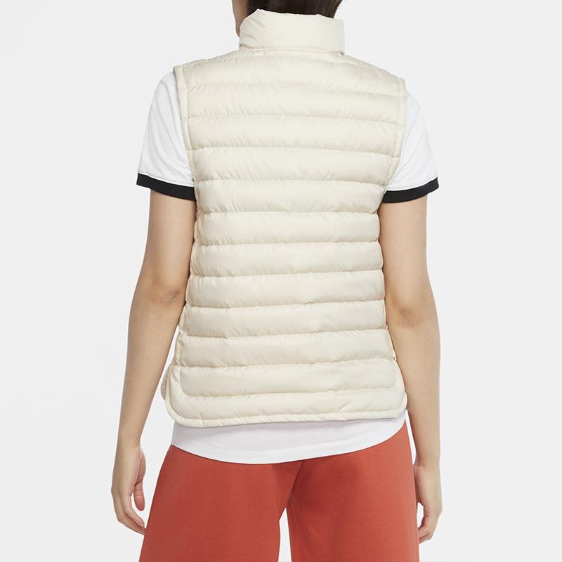 Nike Sportswear Windrunner Lightweight Stand Collar Casual Lightweight Down Vest Women Vest Light-Ivory CU5097-140