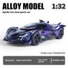 1/32 Scale Apollo Evo Alloy Die Cast Sports Car Model Simulation Sound Door Can Open Racing Birthday Gifts for Children